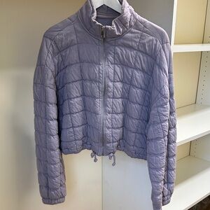 Light Lavender Quilted Puffer Jacket - Women's